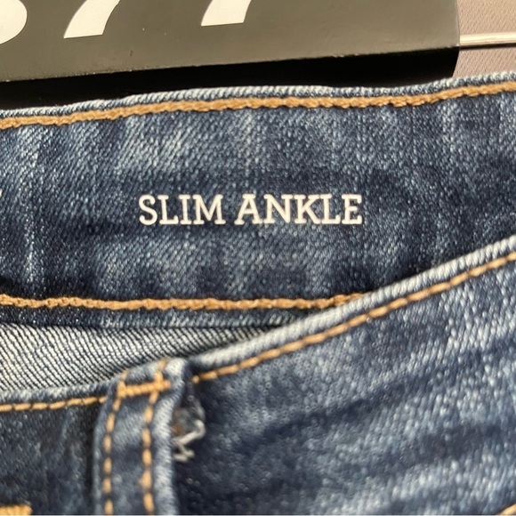 Style & Co Slim Ankle Jeans side Striped Skinny Size 8 High rise - Picture 8 of 8